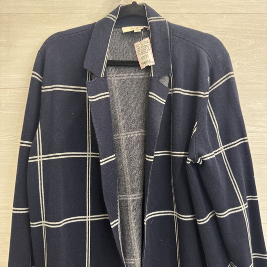 Jenni Kayne Grey 100% Cashmere V Neck Sweater Top Large