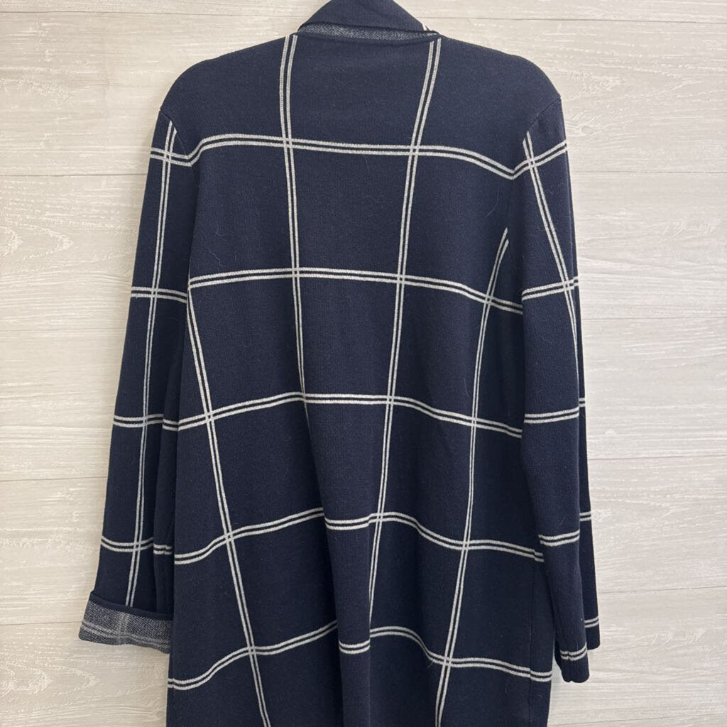 Jenni Kayne Grey 100% Cashmere V Neck Sweater Top Large