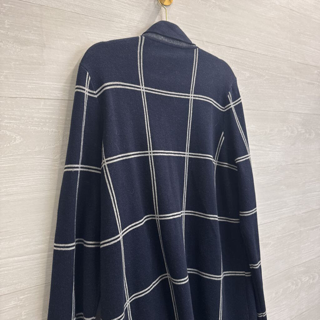 Jenni Kayne Grey 100% Cashmere V Neck Sweater Top Large