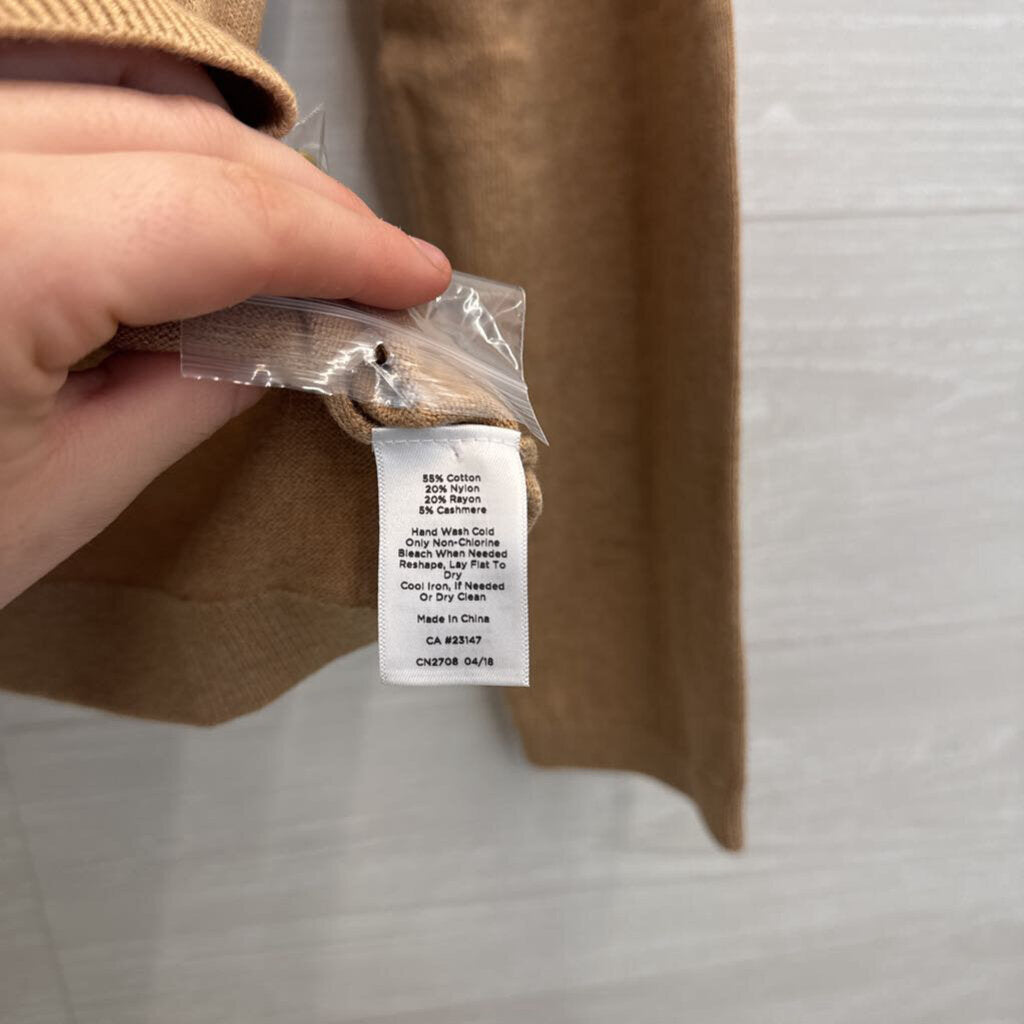 Talbots Brown Knit Cardigan Sweater Medium