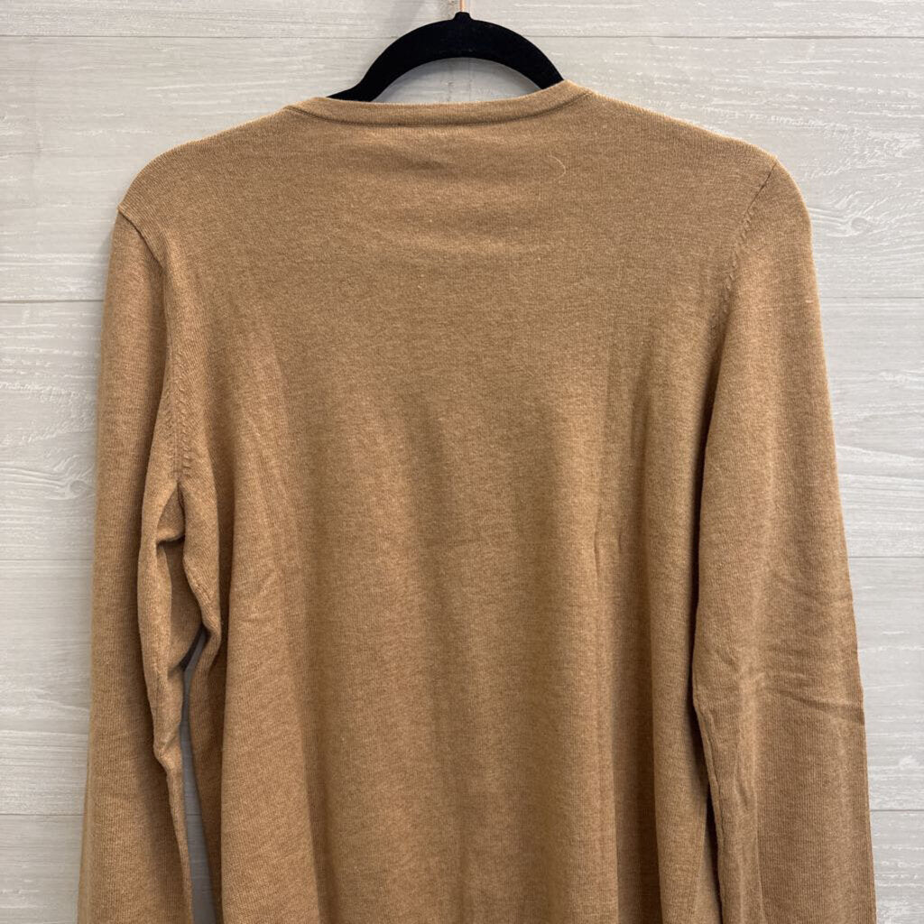 Talbots Brown Knit Cardigan Sweater Medium