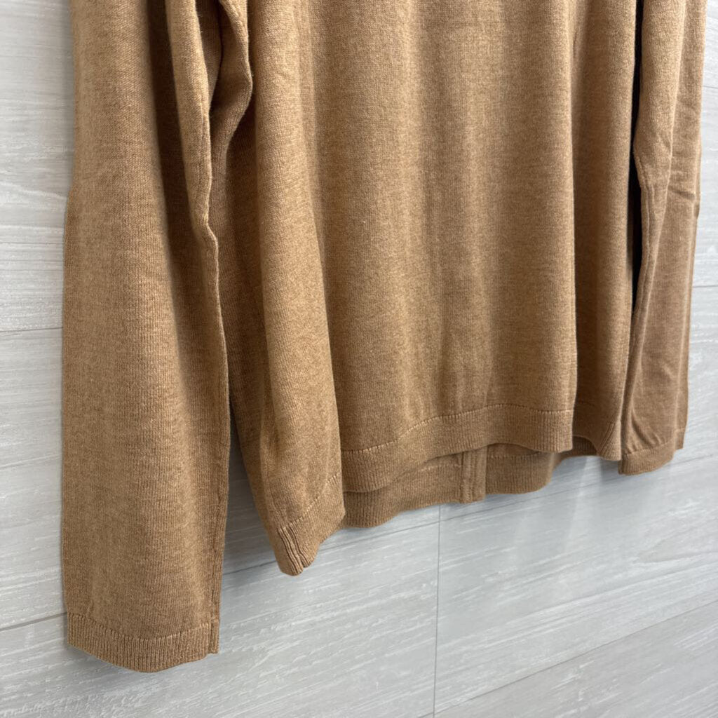 Talbots Brown Knit Cardigan Sweater Medium