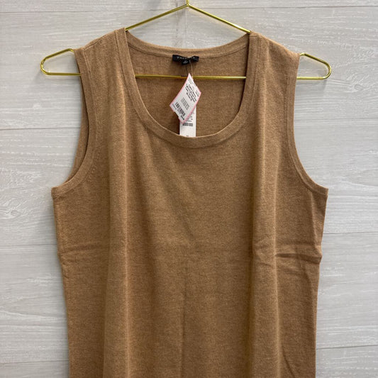 Talbots Brown Knit Tank Top Medium