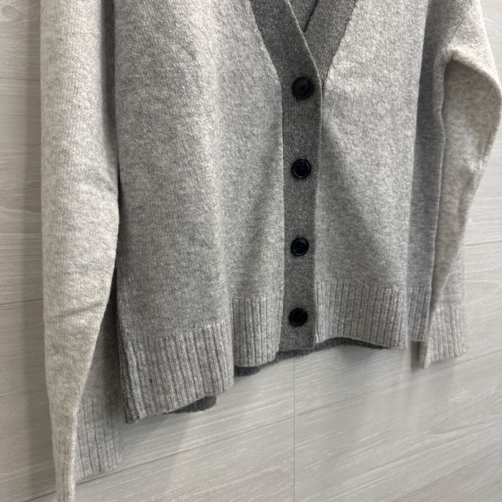 Talbots Grey Cardigan Sweater Small