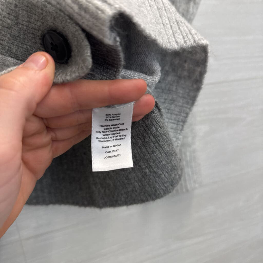 Talbots Grey Cardigan Sweater Small