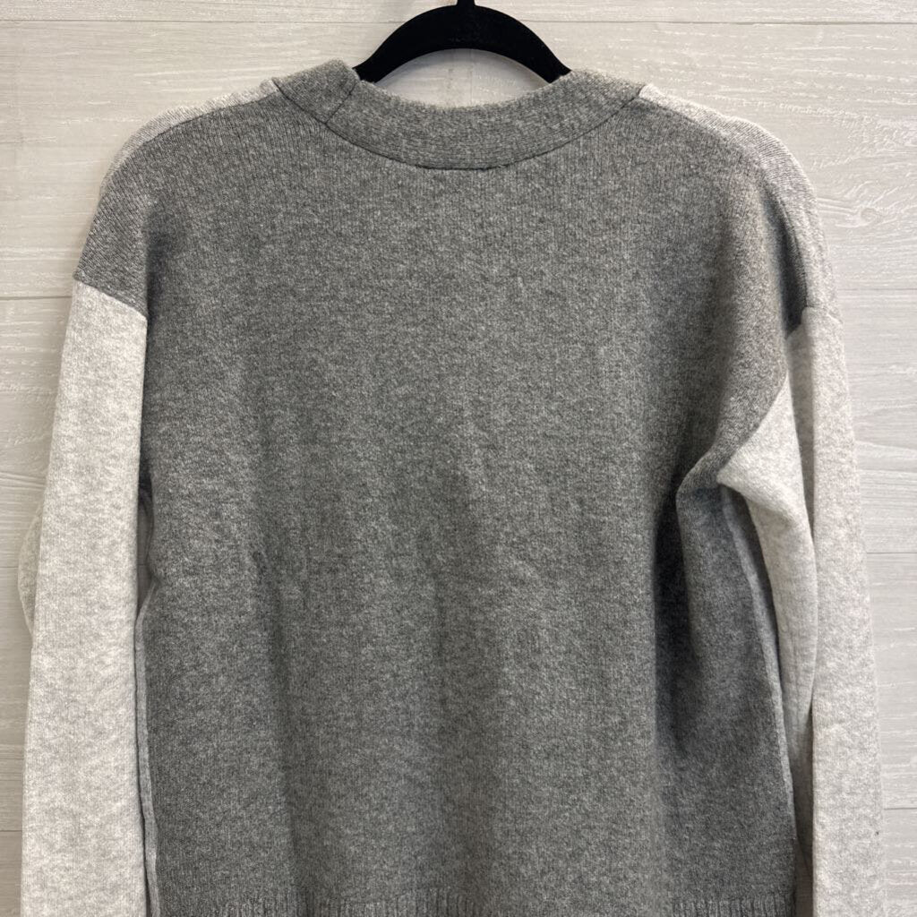 Talbots Grey Cardigan Sweater Small