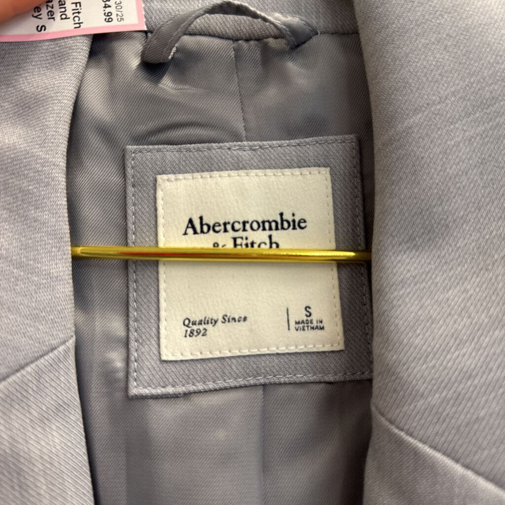 Abercrombie and Fitch Grey Blazer Jacket Small