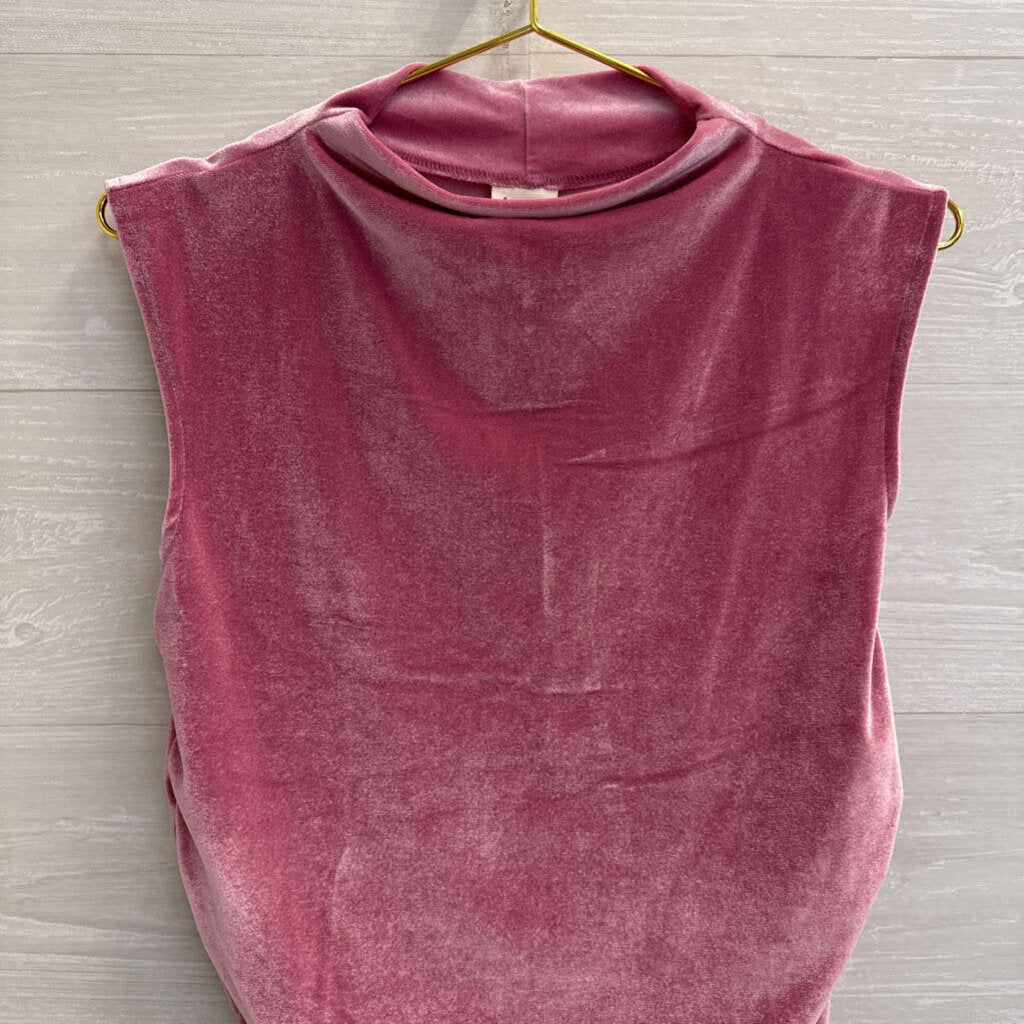 A New Day Pink Velvet Tank Top Medium