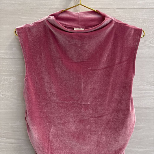 A New Day Pink Velvet Tank Top Medium