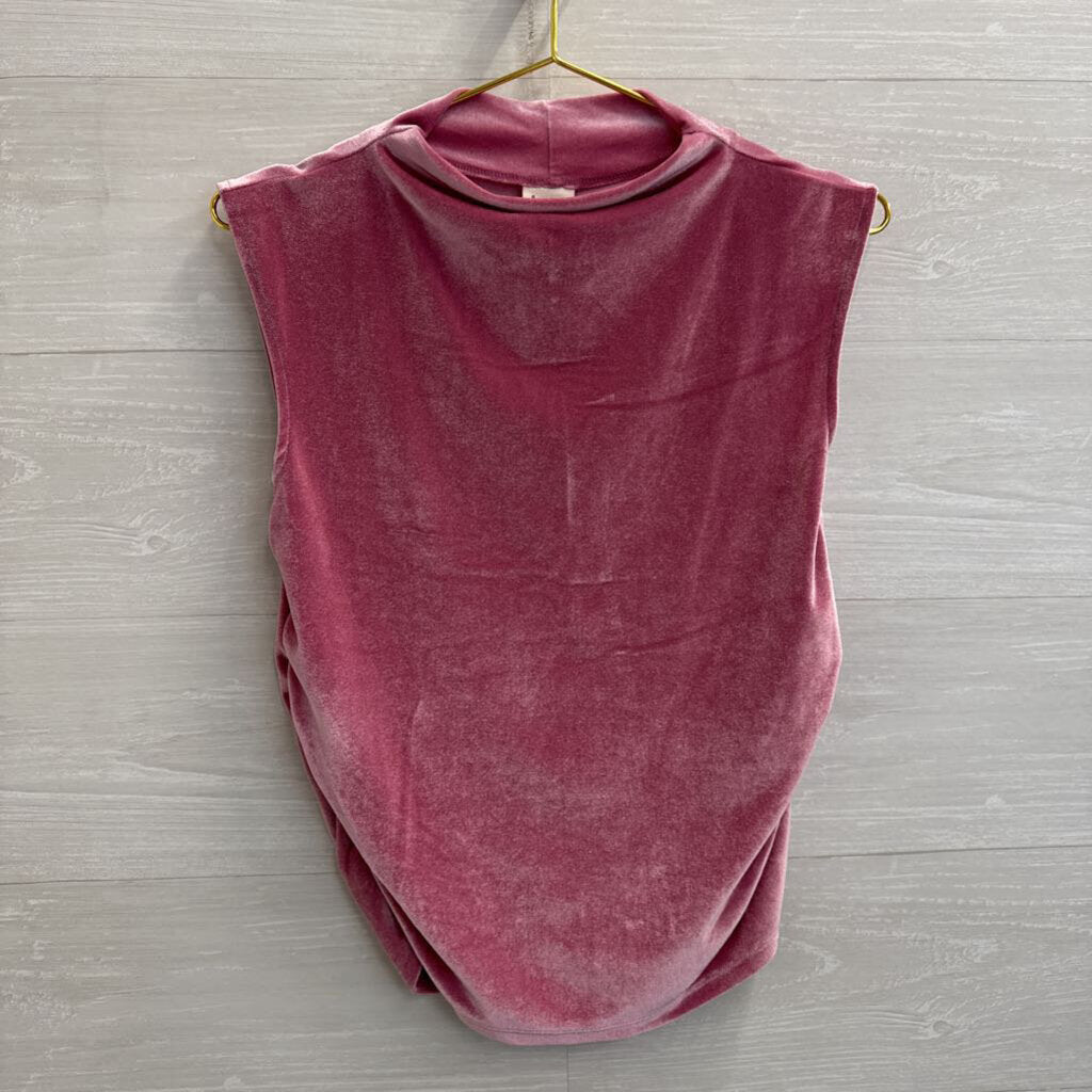 A New Day Pink Velvet Tank Top Medium