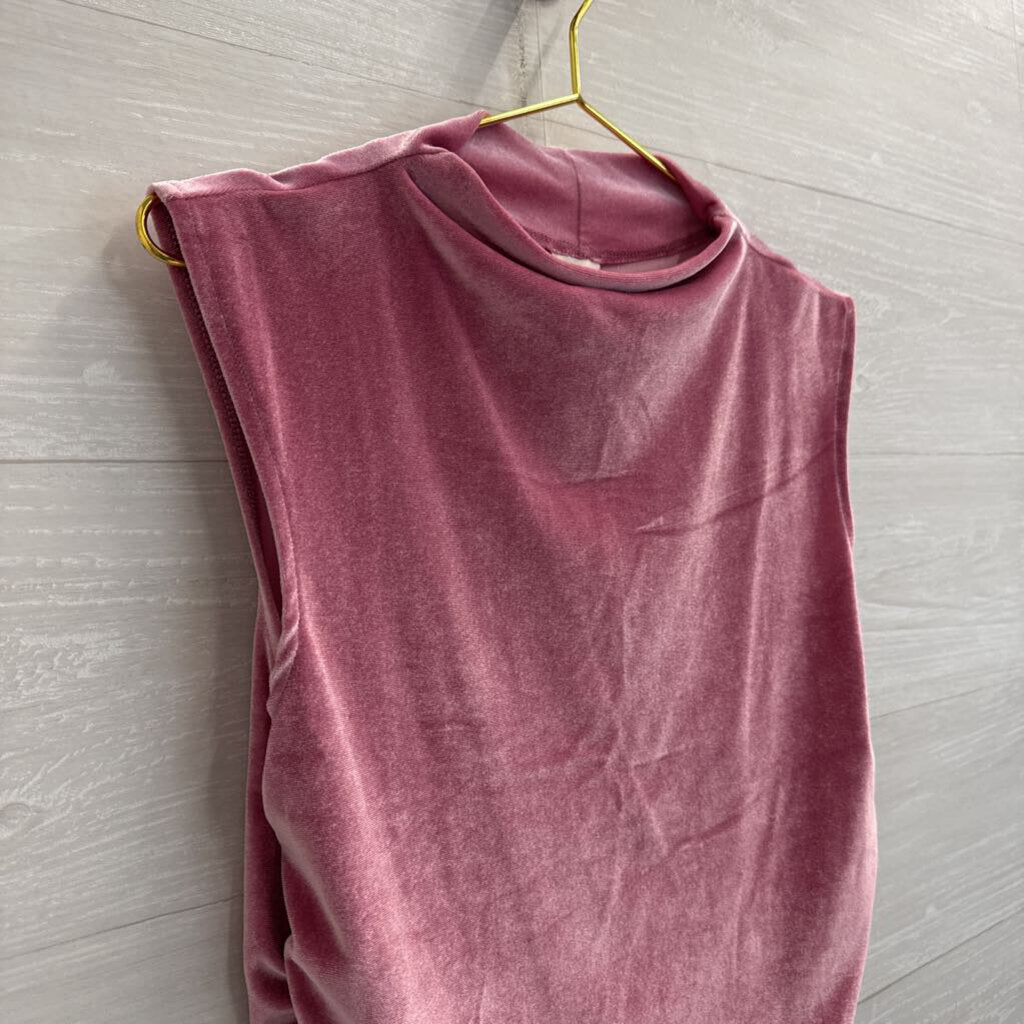 A New Day Pink Velvet Tank Top Medium