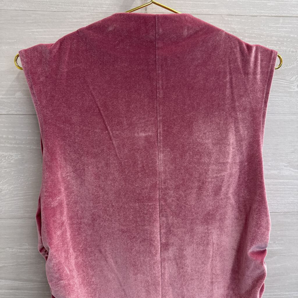 A New Day Pink Velvet Tank Top Medium