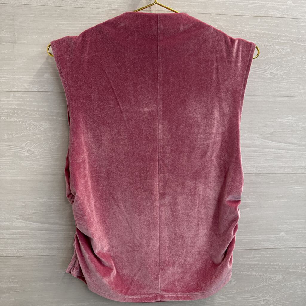 A New Day Pink Velvet Tank Top Medium