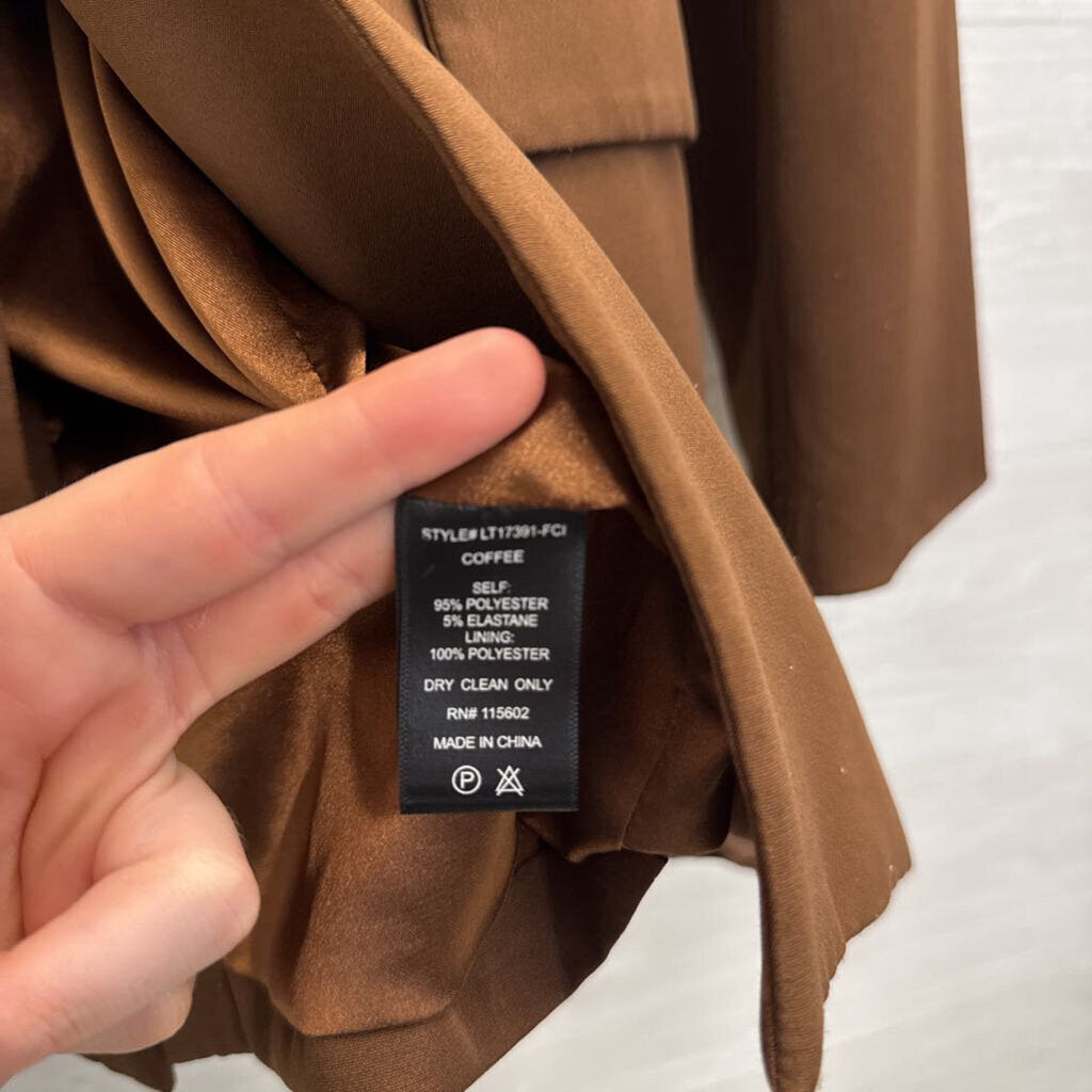 Lush Brown Blazer Jacket Small