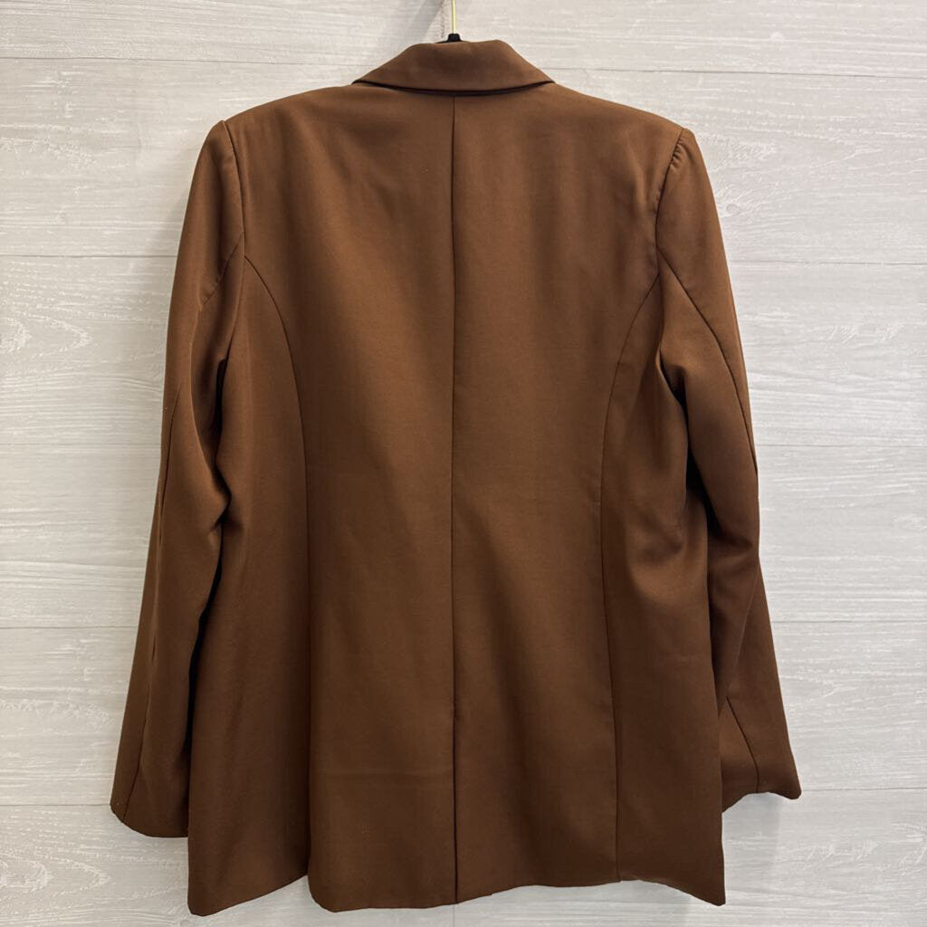 Lush Brown Blazer Jacket Small