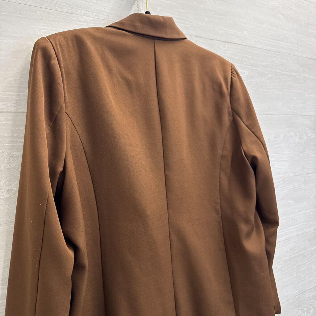 Lush Brown Blazer Jacket Small