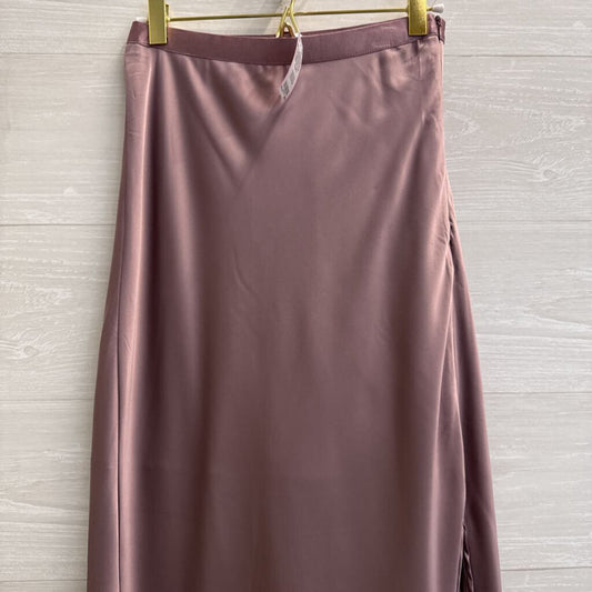 Bishop and Young Purple Silky Maxi Skirt Small