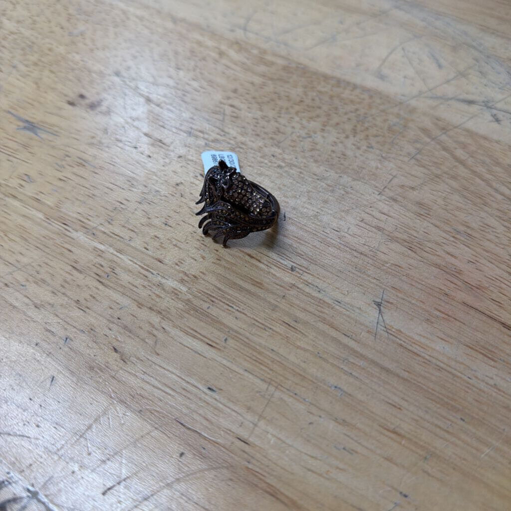 Bronze Horse Stretchy Ring