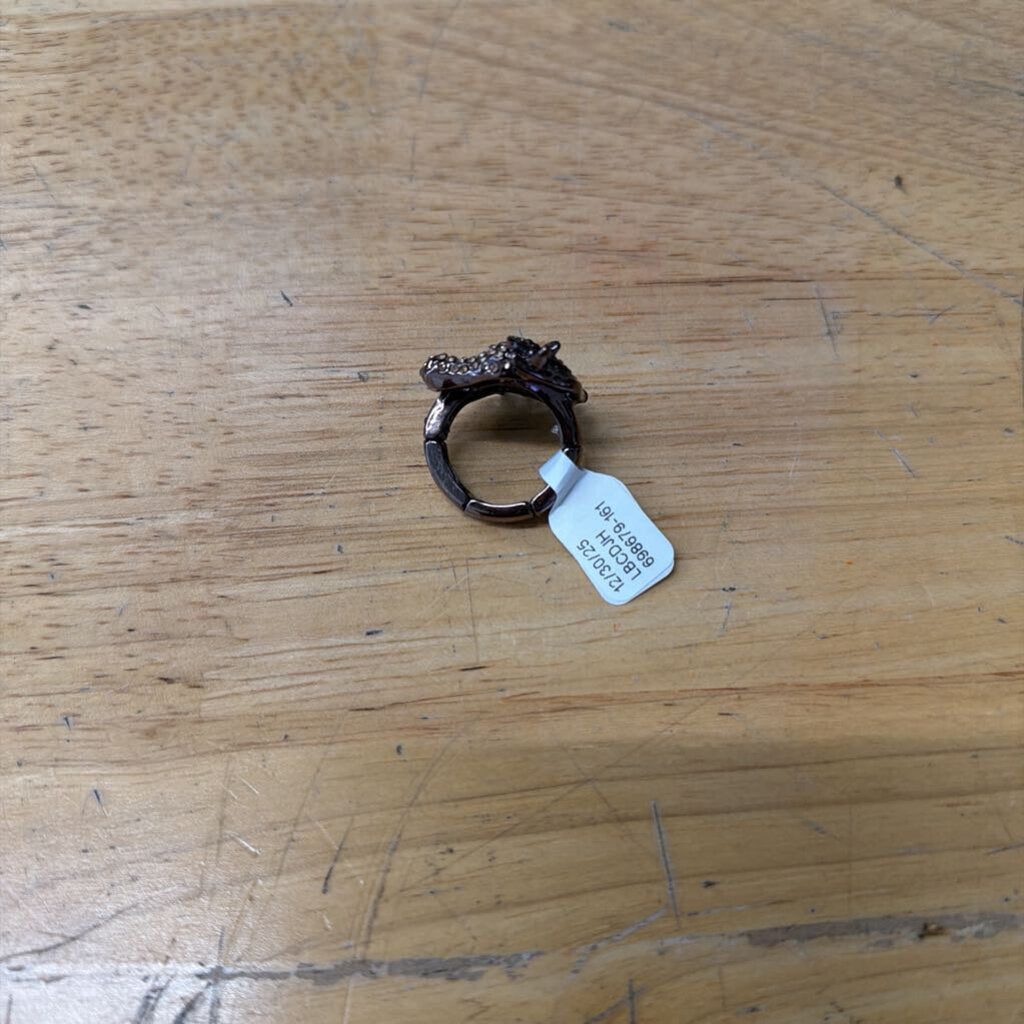 Bronze Horse Stretchy Ring