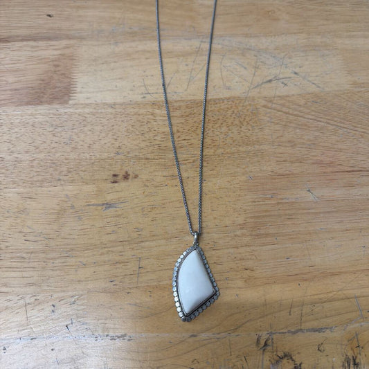 Lucky Brand White Stone Necklace