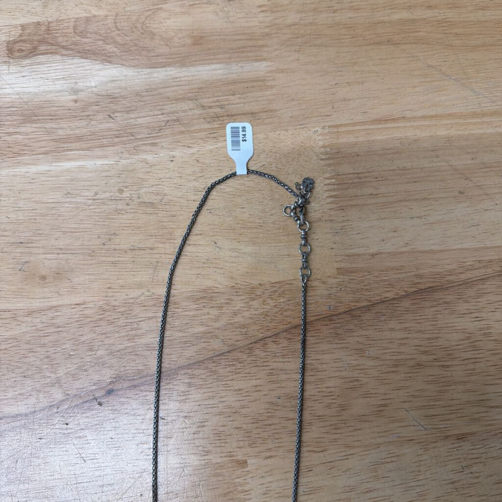 Lucky Brand White Stone Necklace