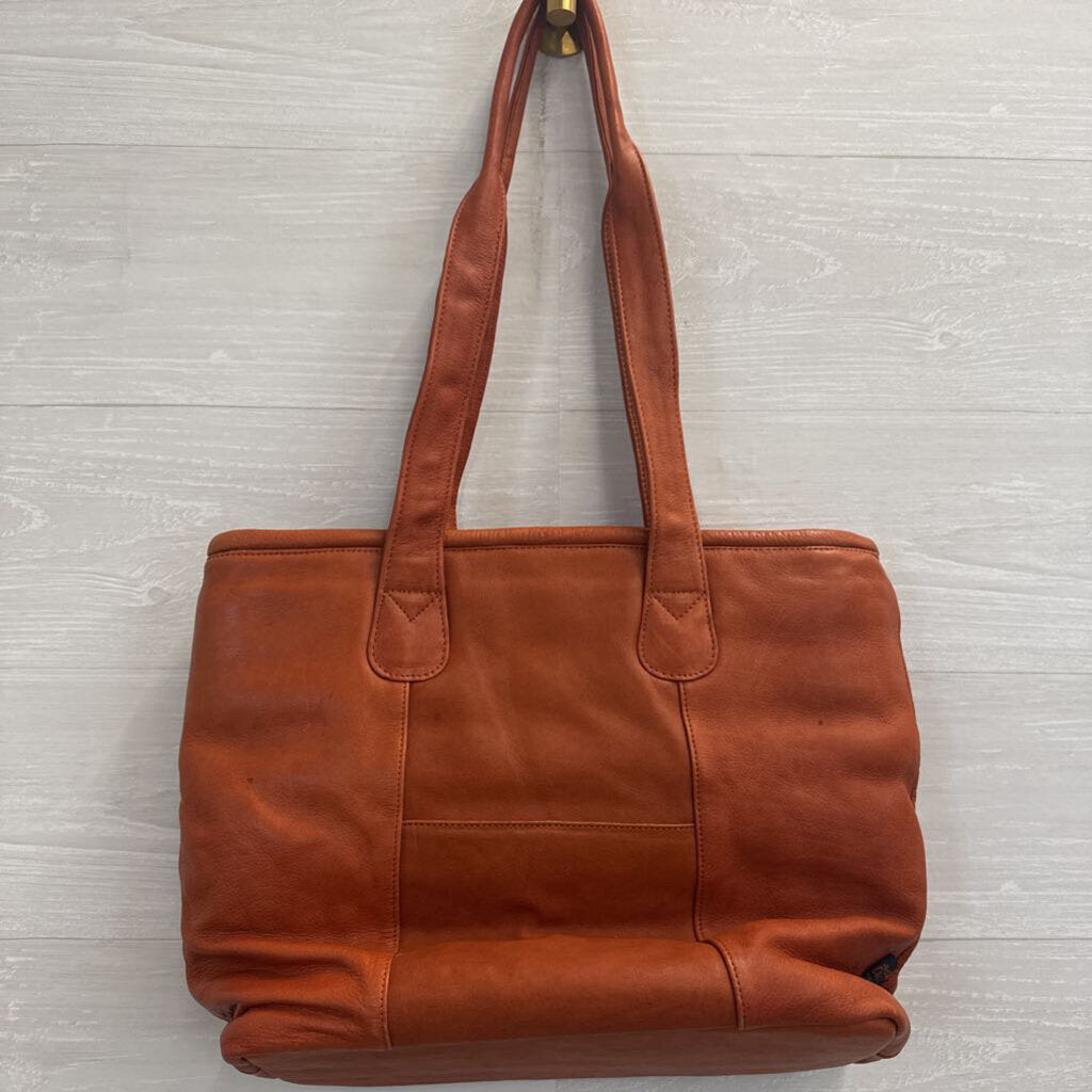 Virginia Tech Leather Tote Bag