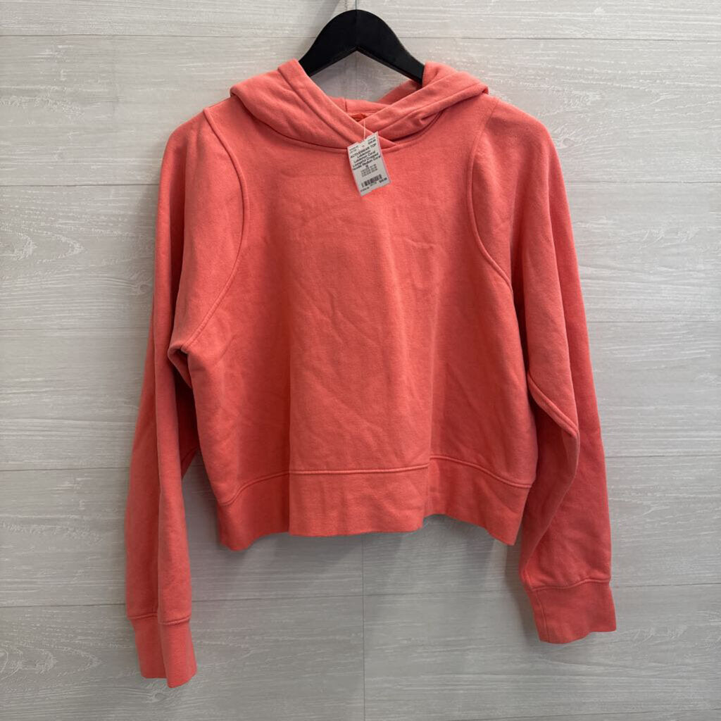 Lululemon Coral Loungeful Cropped Hoodie Medium