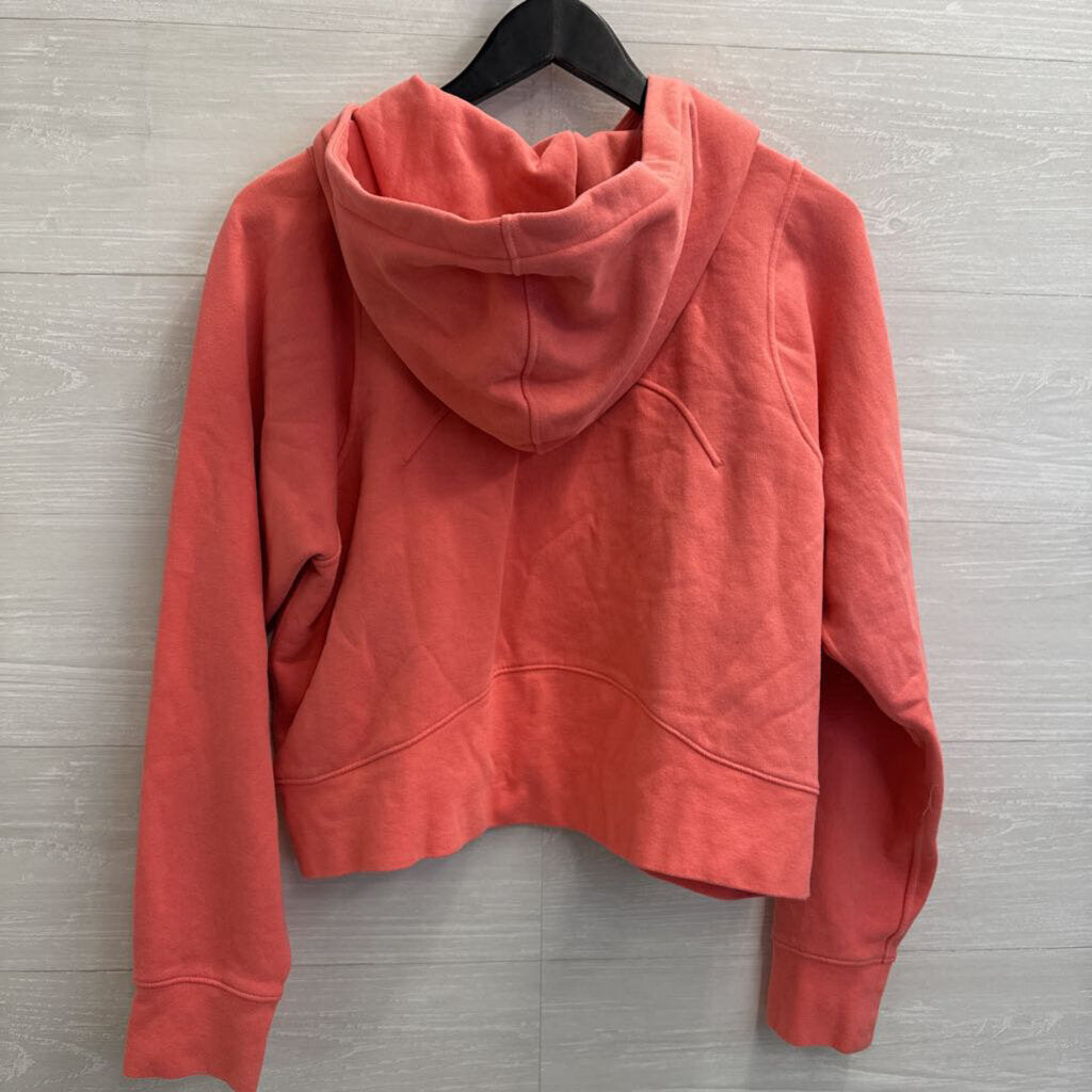 Lululemon Coral Loungeful Cropped Hoodie Medium