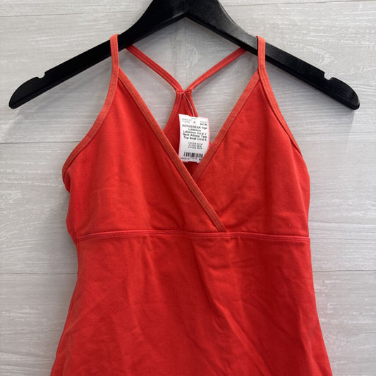 Lululemon Coral V Neck Athletic Tank Top Small