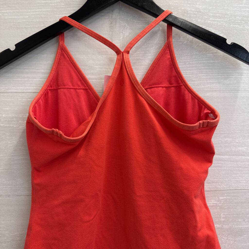 Lululemon Coral V Neck Athletic Tank Top Small