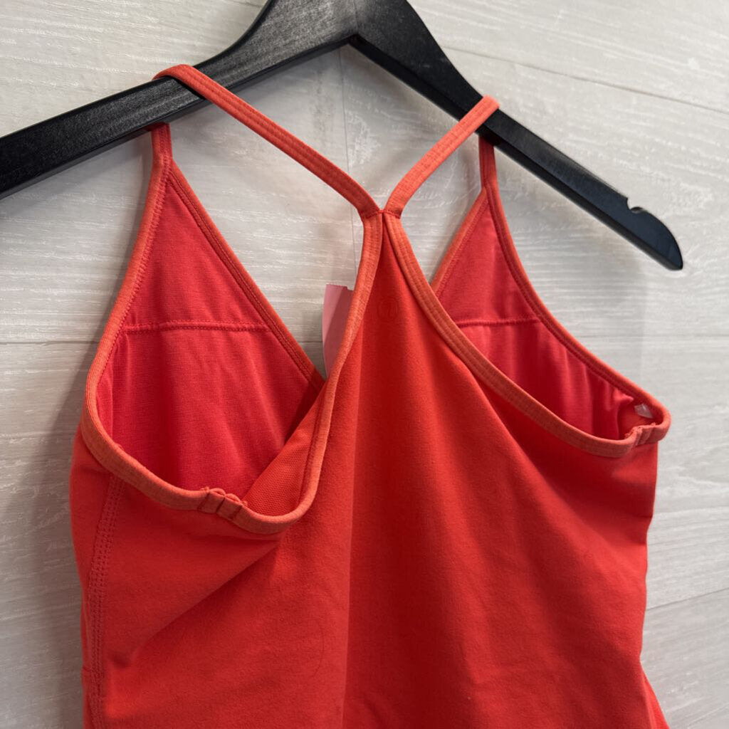 Lululemon Coral V Neck Athletic Tank Top Small