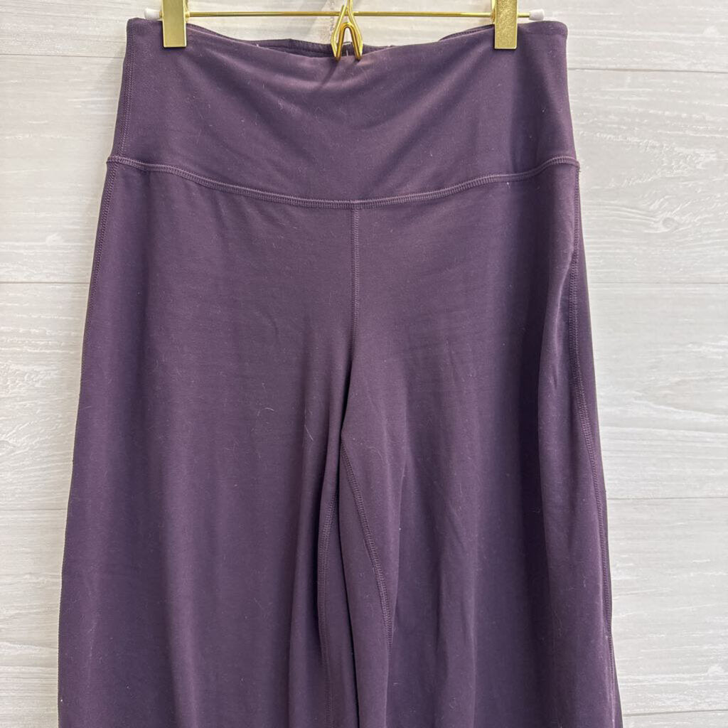 Athleta Purple Wide Leg Leggings Medium