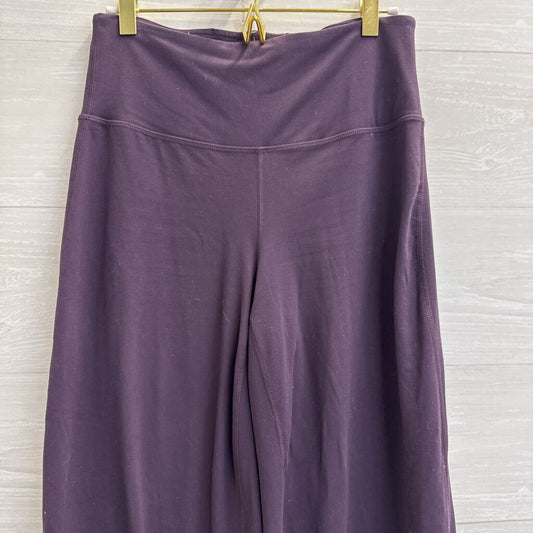 Athleta Purple Wide Leg Leggings Medium