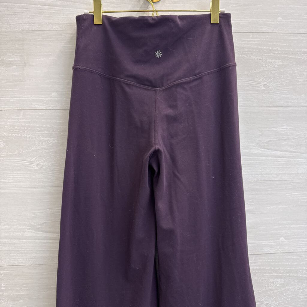 Athleta Purple Wide Leg Leggings Medium