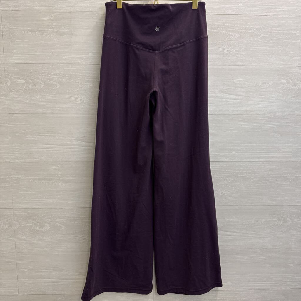 Athleta Purple Wide Leg Leggings Medium
