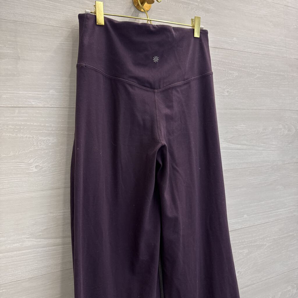 Athleta Purple Wide Leg Leggings Medium