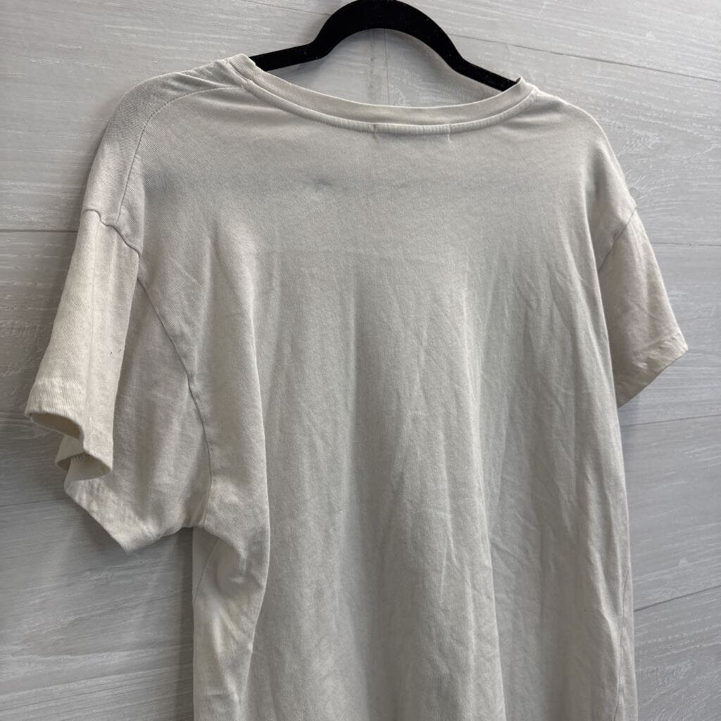 Day Dreamer White/ Yellow Led Zeppelin Short Sleeve Graphic Tee Medium