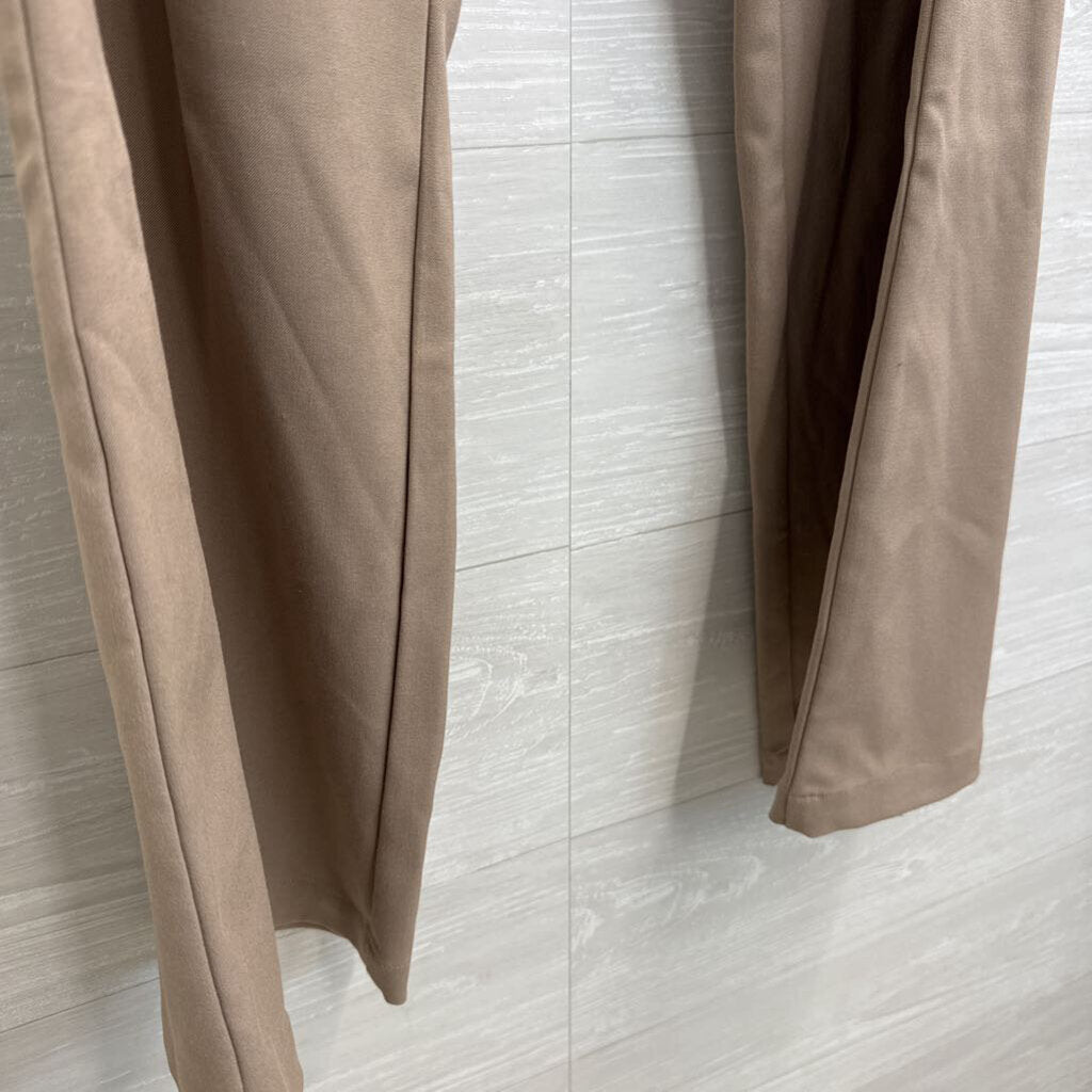 Heartloom Brown Adjustable Waist Wide Leg Trouser Pants Medium