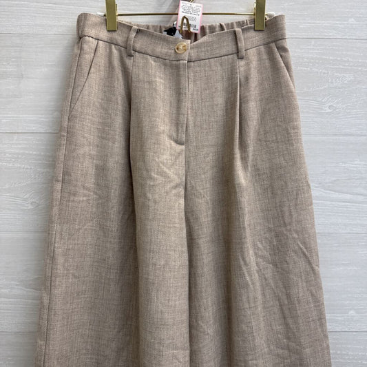 Frnch Brown Wide Leg High Waisted Trouser Pants Medium