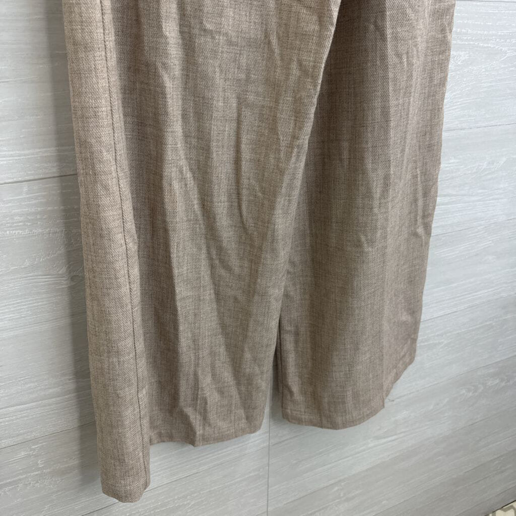 Frnch Brown Wide Leg High Waisted Trouser Pants Medium