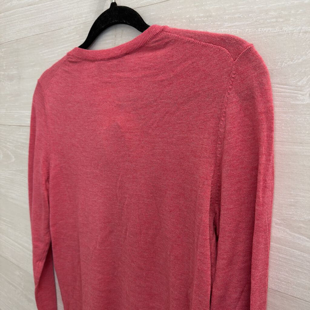 Loft Pink Button Front Cardigan Sweater Small