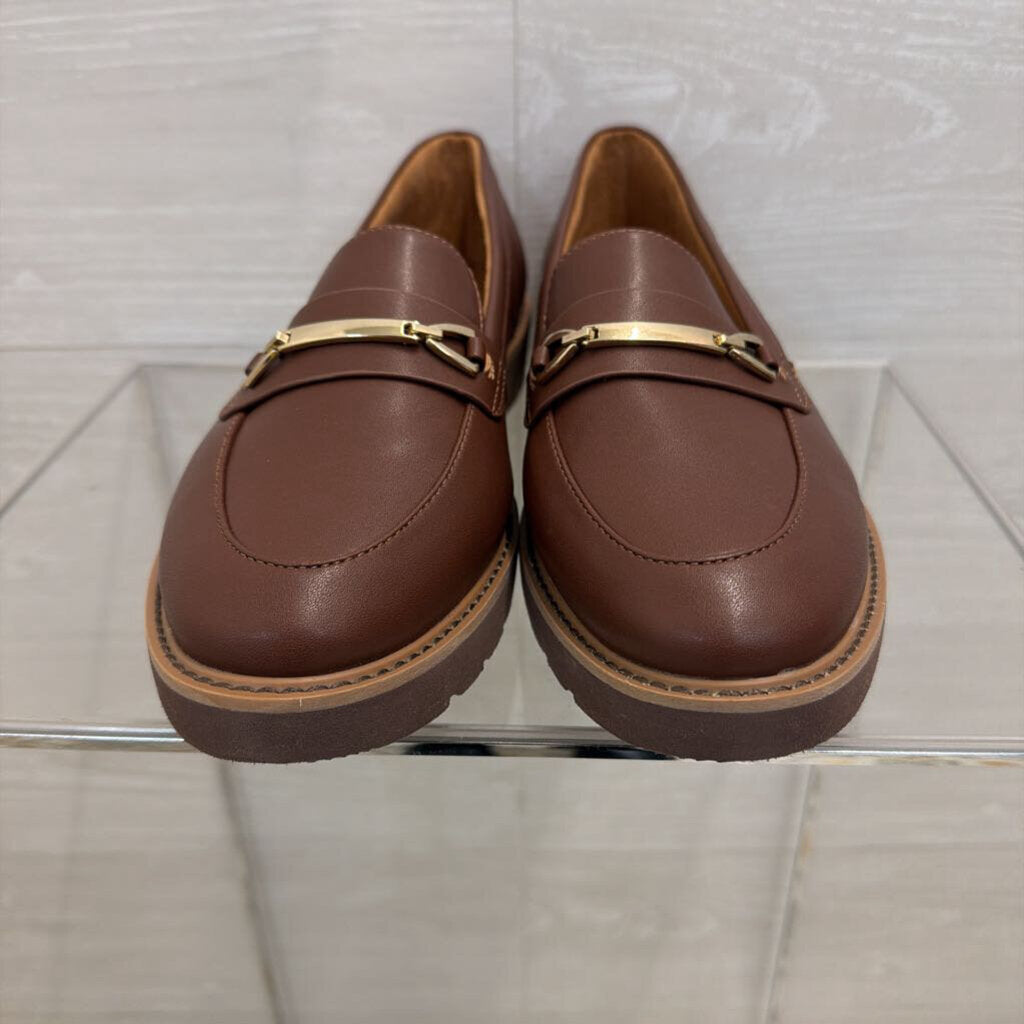 Naturalizer Brown Leather Elin Loafers 11