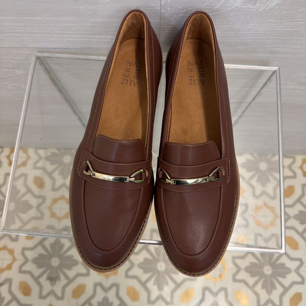 Naturalizer Brown Leather Elin Loafers 11