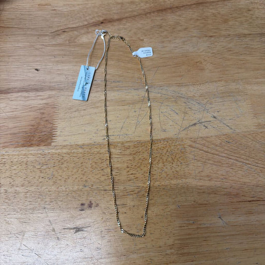 Luna Norte 14kt Gold Plated Brass Dainty Chain Necklace