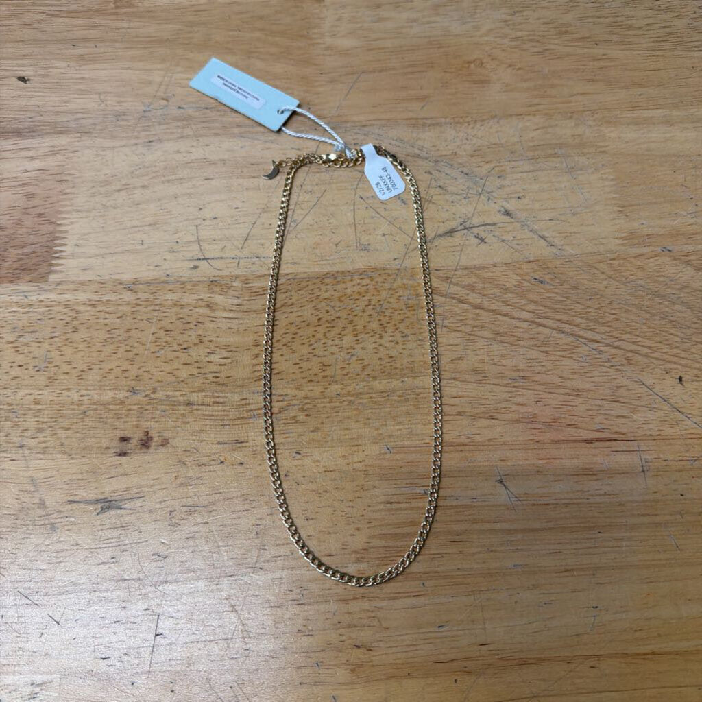 Luna Norte 14kt Gold Plated Brass Dainty Chain Necklace