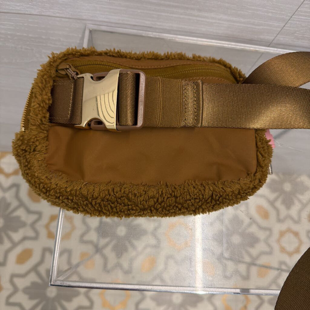 Lululemon Brown Teddy Fleece Everywhere Belt Bag
