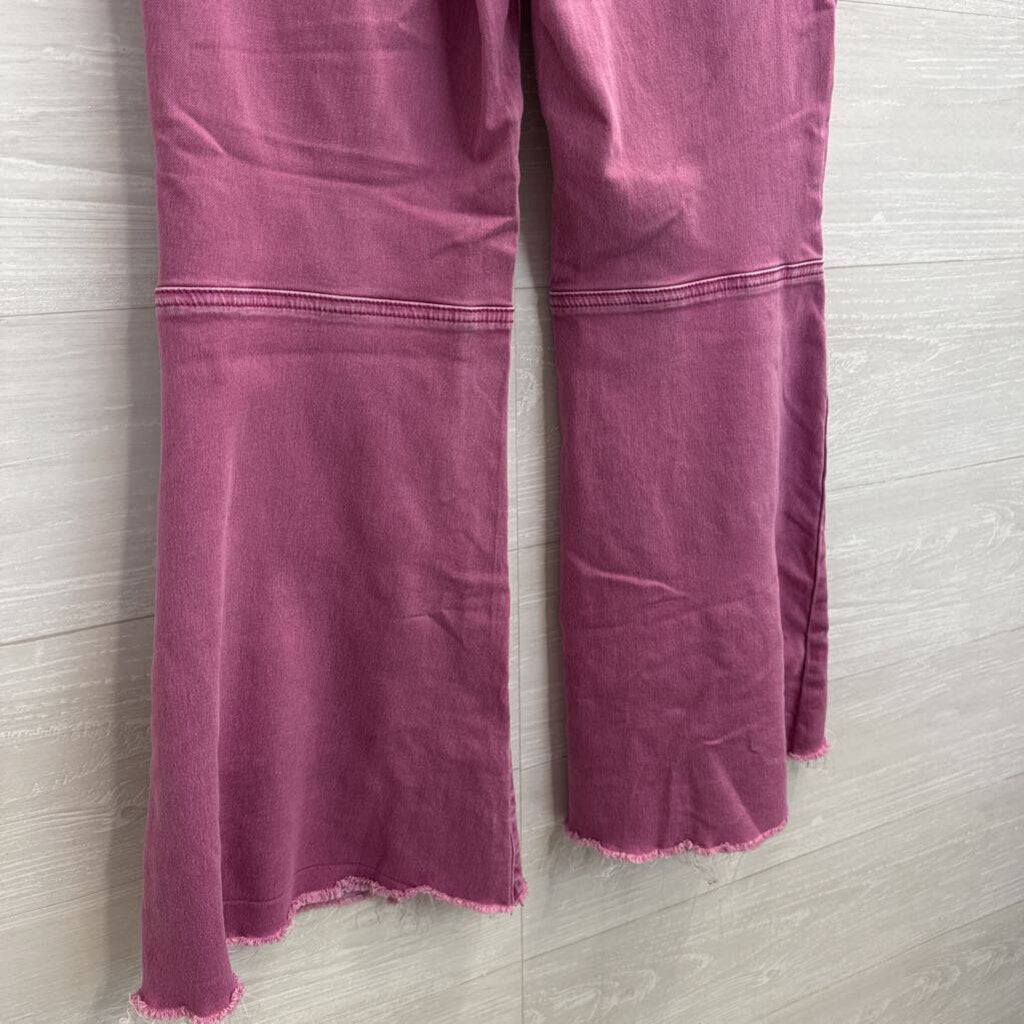 We The Free Pink Denim Flare Leg Pants 28
