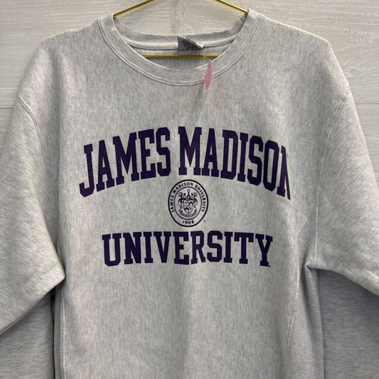 TRT Classic Grey/ Purple James Madison Graphic Pullover Medium