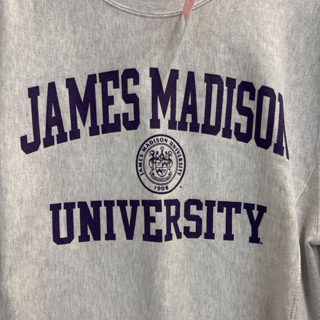 TRT Classic Grey/ Purple James Madison Graphic Pullover Medium
