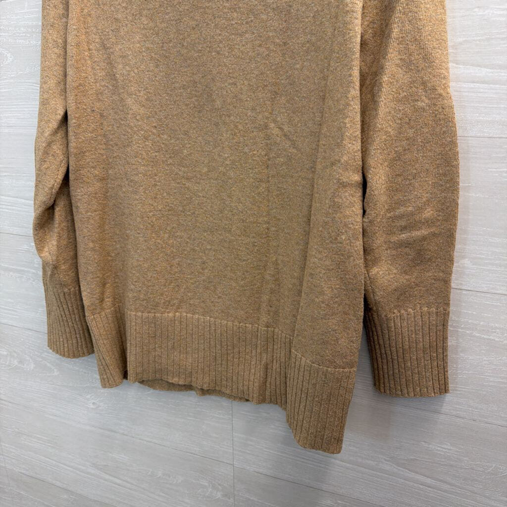 Loft Soft Brown Long Sleeve Sweater Top Large